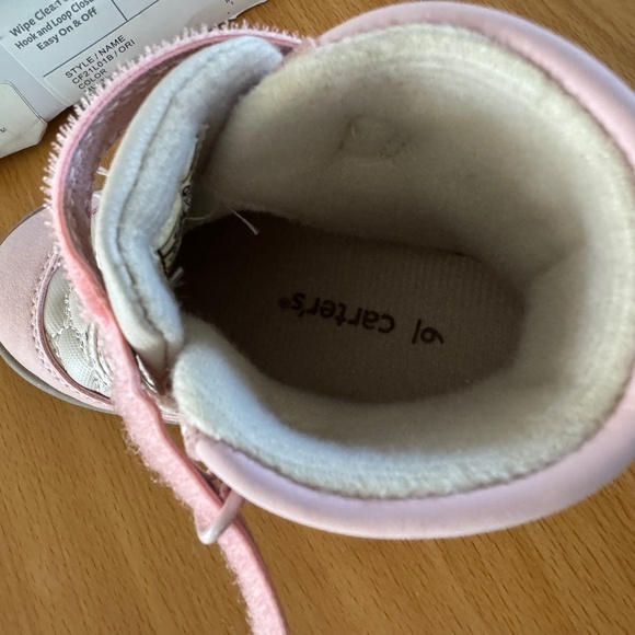 Carter’s Infant/Toddler Girls Snow Boots - Picture 3 of 4